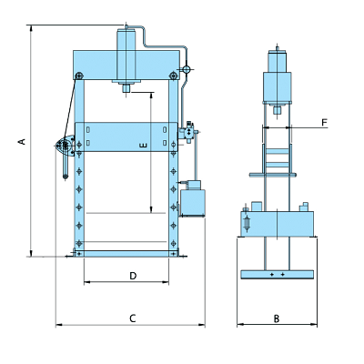 Прессы гидравлические PFAFF HWPEP-2