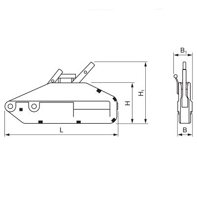 Лебедка монтажно-тяговая Yaletrac Y 0.5 ST 